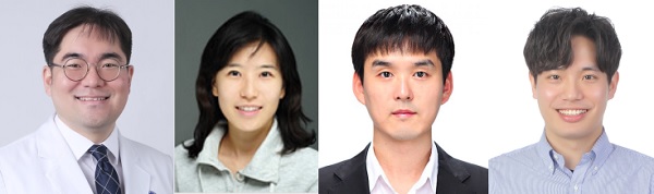(왼쪽부터)최성환 교수, 안효원 교수, 홍진기 교수, 최우진 연구원.