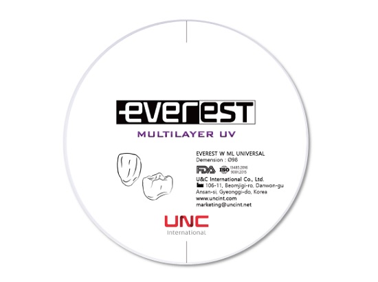 (주)네오바이오텍 ‘EVEREST Multilayer UV’ 지르코니아 블록