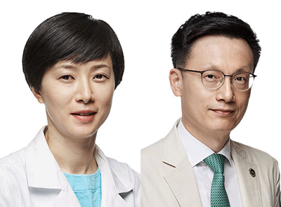 서울성모병원 치과교정과 김윤지 교수(왼쪽), 소아청소년과 정낙균 교수.