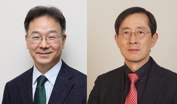 박효상 교수(왼쪽)와 경희문 교수.